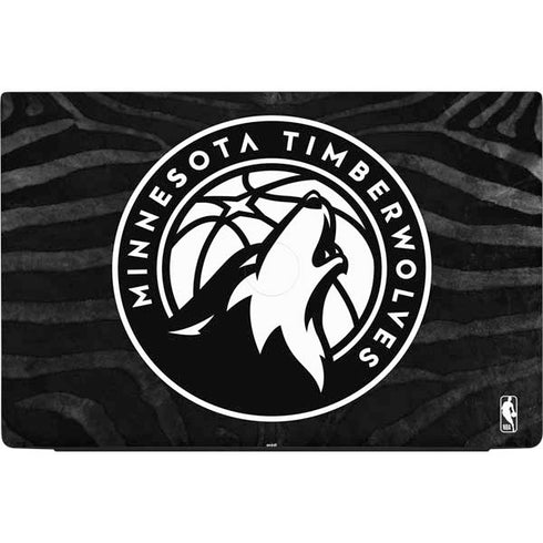 NBA Minnesota Timberwolves Black Animal Print Dell Vostro Skin